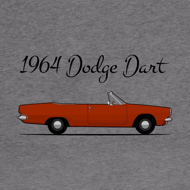 1964 Dodge Dart red by Ginger Bobby